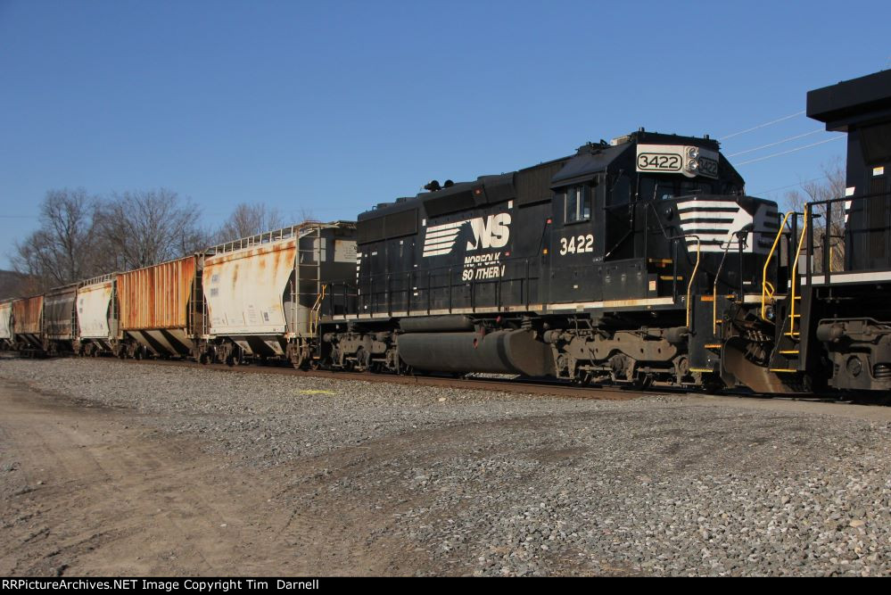 NS 3422 third on 316